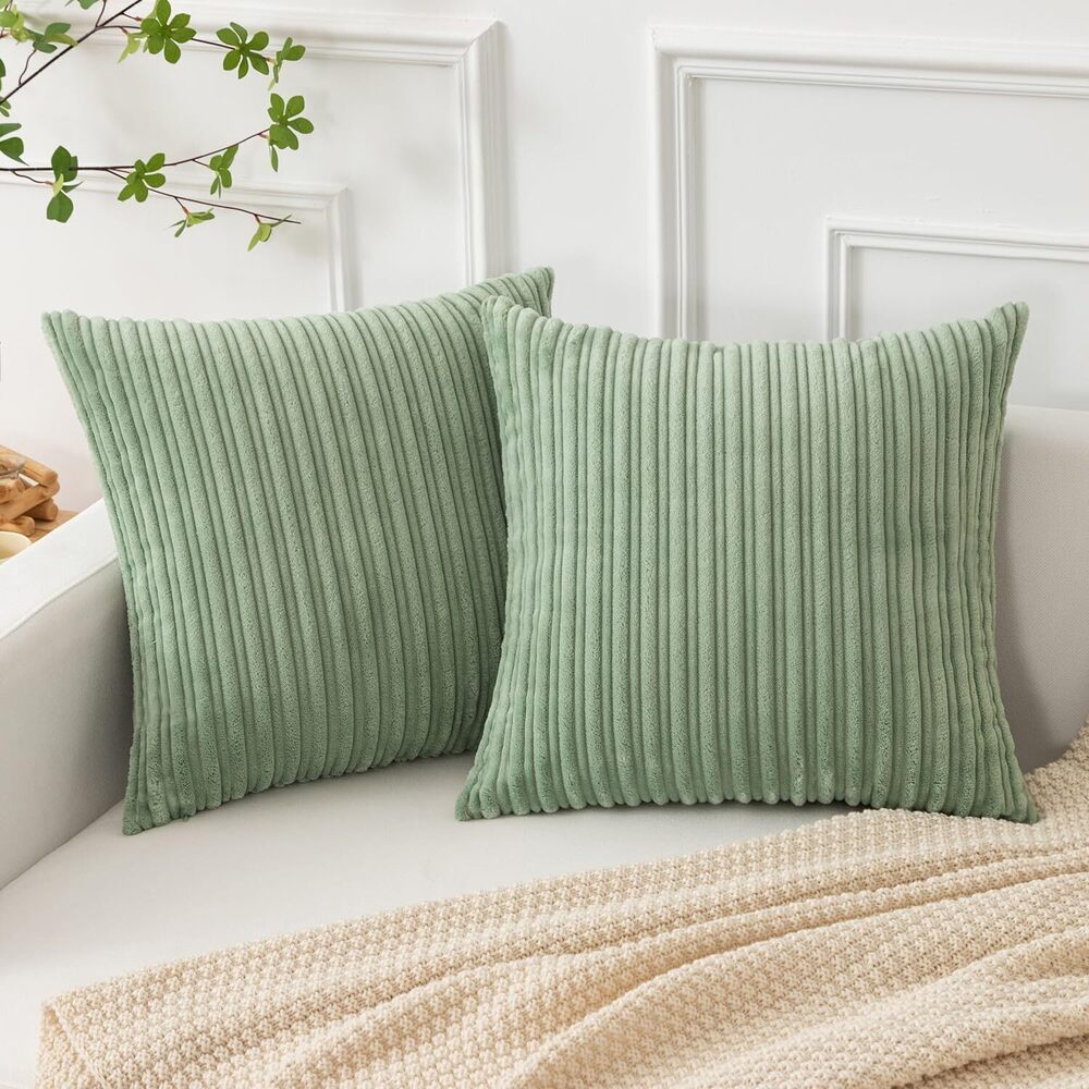 8823 Kevin Textile Spring Pillow Covers 24x24 Set of 2 Spring Decorations